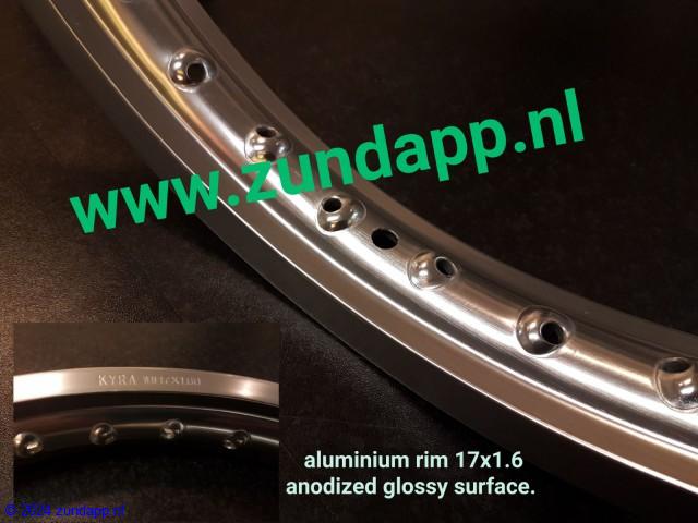 nauwkeurig mini Onweersbui Zundapp.nl | aluminum velg 17"x1.6 Weinmann model .